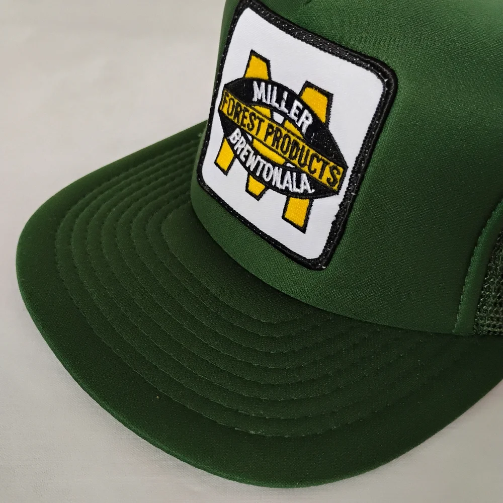 Vintage Miller Forest Products Brewton Alabama Green Milling Company Trucker Hat